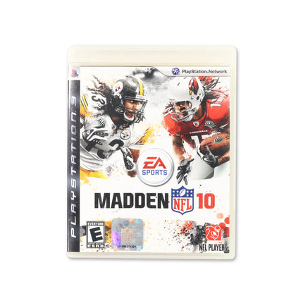 Madden NFL 10 for PlayStation 3 - Box front - Complete in box or box and game.