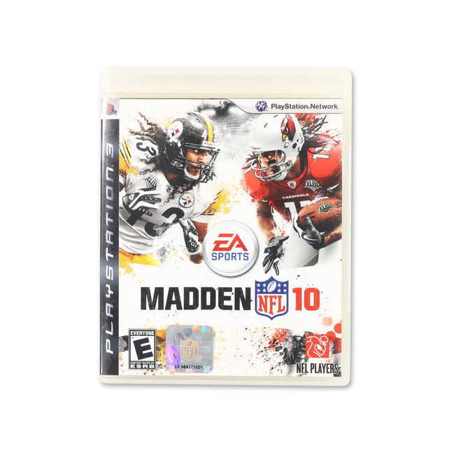 Madden NFL 10 for PlayStation 3 - Box front - Complete in box or box and game.