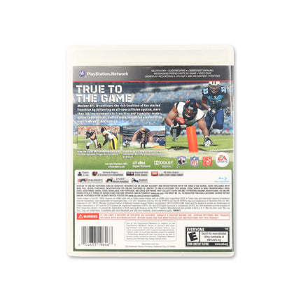 Madden NFL 12 for PlayStation 3 - Box back - Product gallery.