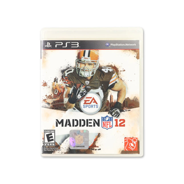 Madden NFL 12 for PlayStation 3 - Box front - Complete in box or box and game.