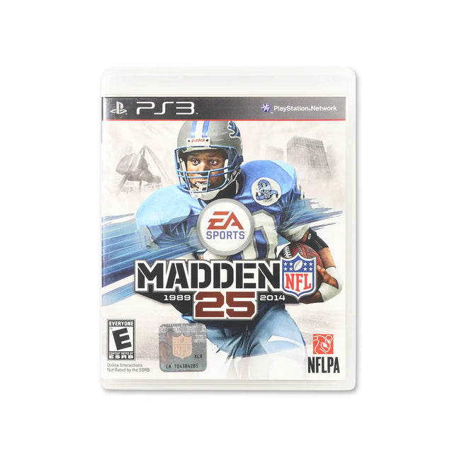 Madden NFL 25 for PlayStation 3 - Box front - Complete in box or box and game.