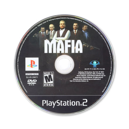 Mafia for Sony PlayStation 2 - Disc front with label - Game only.