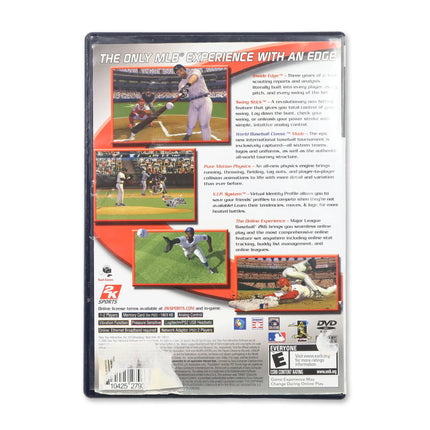 Major League Baseball 2K6 for Sony PlayStation 2 - Case back cover - Product gallery.