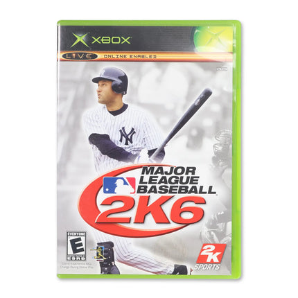 Major League Baseball 2K6 for Microsoft Xbox - Case front cover - Complete in box or case and game.