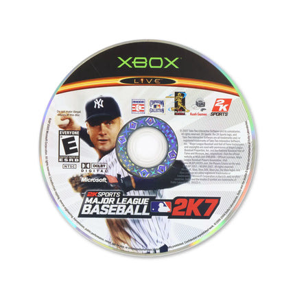 Major League Baseball 2K7 for Microsoft Xbox - Disc front with label - Game only.