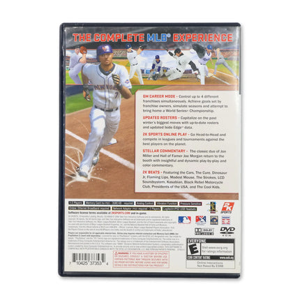 Major League Baseball 2K8 for Sony PlayStation 2 - Case back cover - Product gallery.