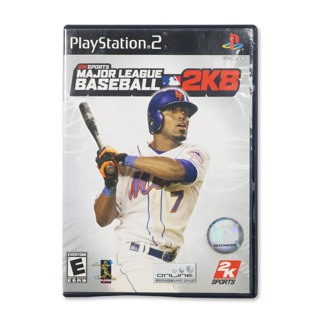 Major League Baseball 2K8 for Sony PlayStation 2 - Case front cover - Complete in box or case and game.