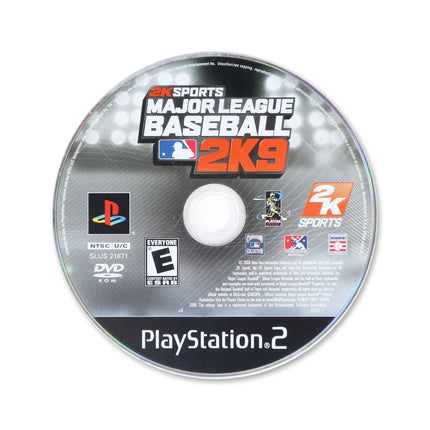 Major League Baseball 2K9 for Sony PlayStation 2 - Disc front with label - Game only.