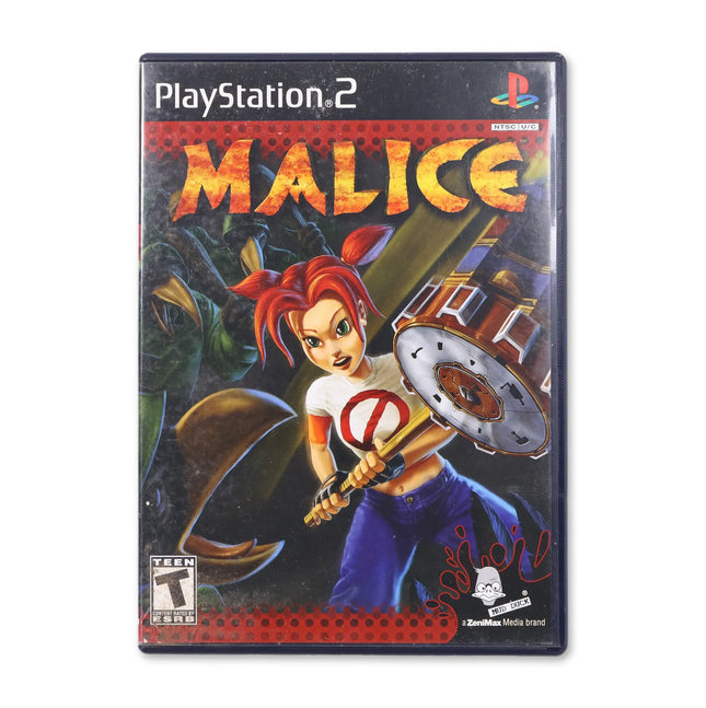 Malice for Sony PlayStation 2 - Case front cover - Complete in box or case and game.