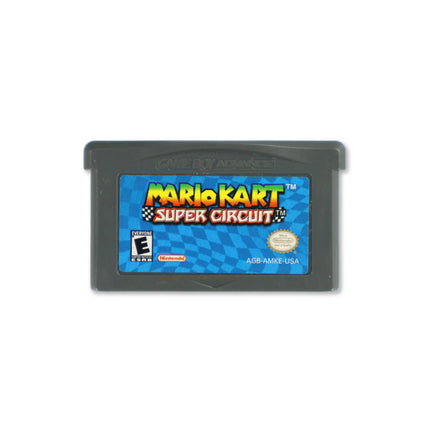 Mario Kart Super Circuit for Nintendo Game Boy Advance - Cartridge front with label - Game only.