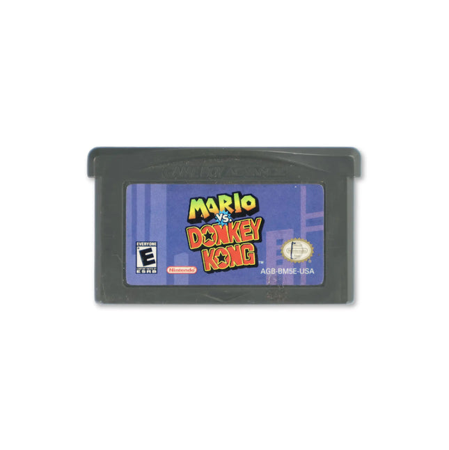 Mario vs. Donkey Kong for Nintendo Game Boy Advance - Cartridge front with label - Game only.