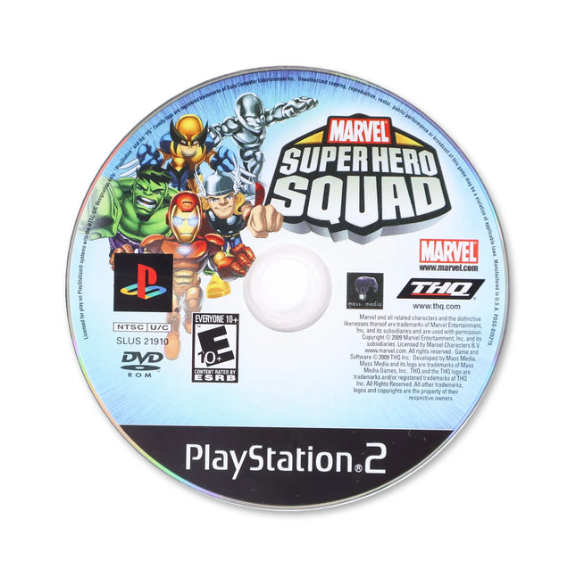 Marvel Super Hero Squad for Sony PlayStation 2 - Disc front with label - Game only.