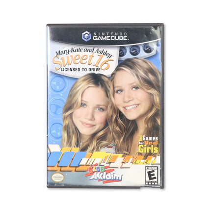 Mary Kate and Ashley Sweet 16 for Nintendo GameCube - Case front cover - Complete in box or case and game.