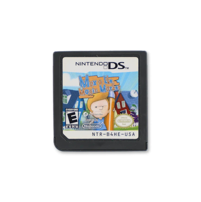 Max & the Magic Marker for Nintendo DS - Cartridge front with label - Game only.