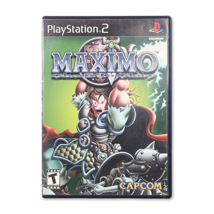 Maximo Ghosts to Glory for Sony PlayStation 2 - Case front cover - Complete in box or case and game.