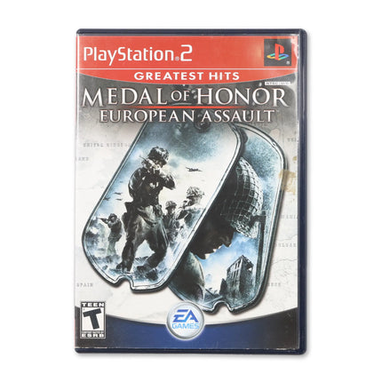 Medal of Honor European Assault [Greatest Hits] for Sony PlayStation 2 - Case front cover - Complete in box or case and game.