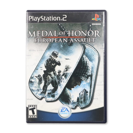 Medal of Honor European Assault for Sony PlayStation 2 - Case front cover - Complete in box or case and game.