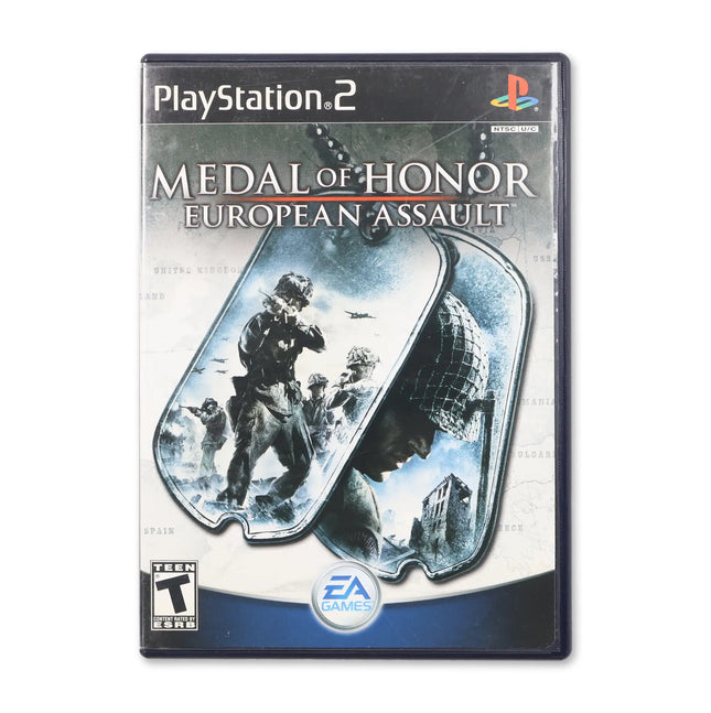 Medal of Honor European Assault for Sony PlayStation 2 - Case front cover - Complete in box or case and game.