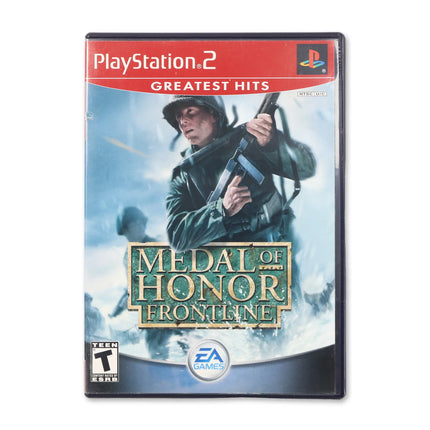 Medal of Honor Frontline [Greatest Hits] for Sony PlayStation 2 - Case front cover - Complete in box or case and game.