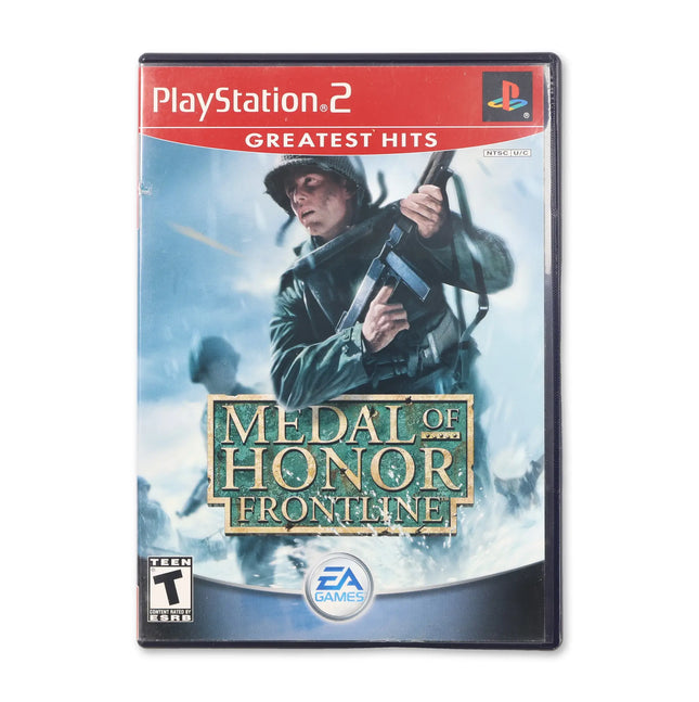 Medal of Honor Frontline [Greatest Hits] for Sony PlayStation 2 - Case front cover - Complete in box or case and game.