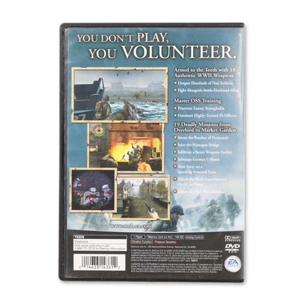Medal of Honor Frontline for Sony PlayStation 2 - Case back cover - Product gallery.