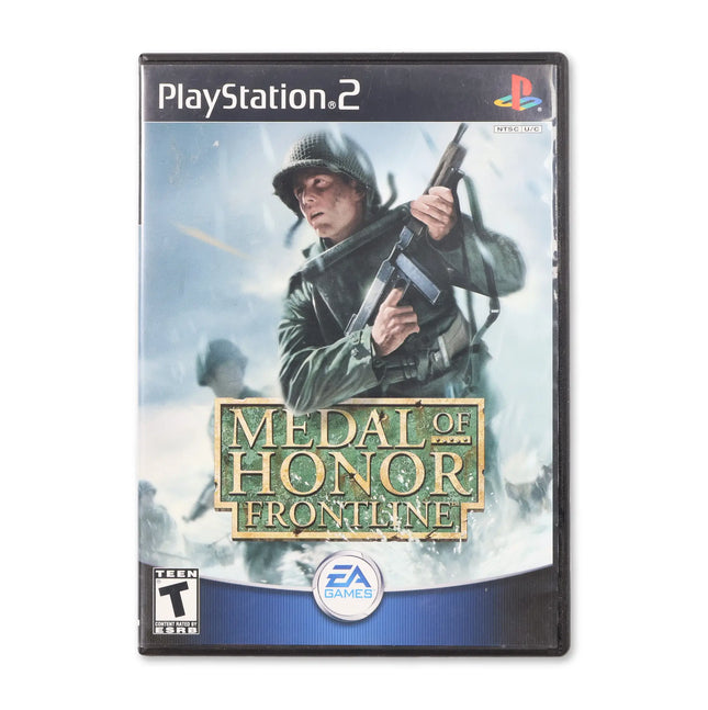 Medal of Honor Frontline for Sony PlayStation 2 - Case front cover - Complete in box or case and game.