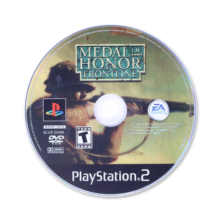 Medal of Honor Frontline for Sony PlayStation 2 - Disc front with label - Game only.