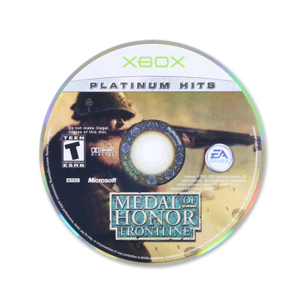 Medal of Honor Frontline [Platinum Hits] for Microsoft Xbox - Disc front with label - Game only.