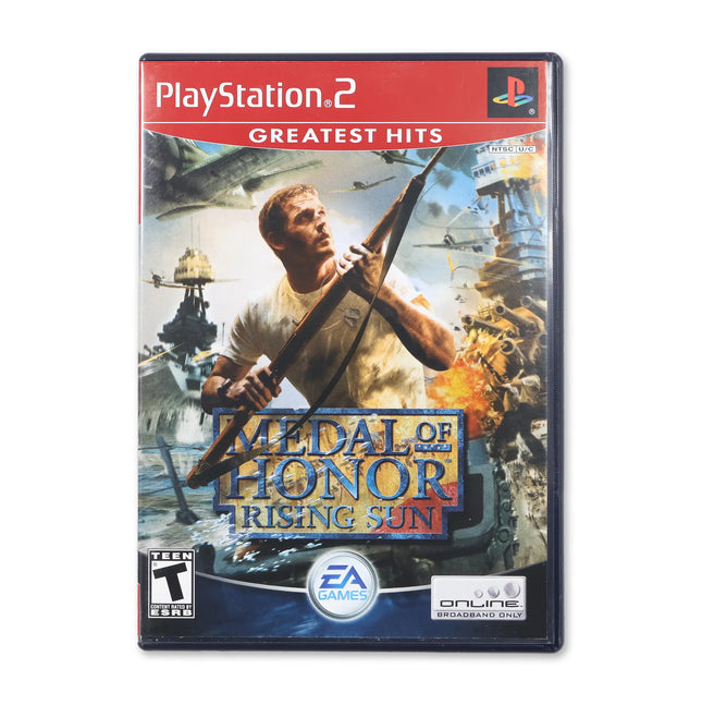 Medal of Honor Rising Sun [Greatest Hits] for Sony PlayStation 2 - Case front cover - Complete in box or case and game.