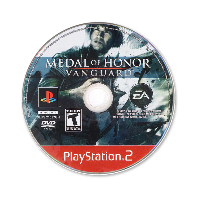 Medal of Honor Vanguard [Greatest Hits] for Sony PlayStation 2 - Disc front with label - Game only.