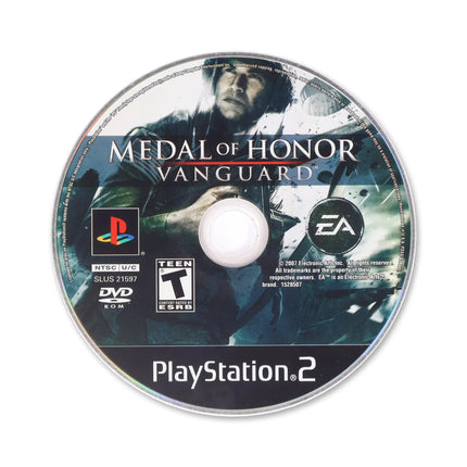 Medal of Honor Vanguard for Sony PlayStation 2 - Disc front with label - Game only.