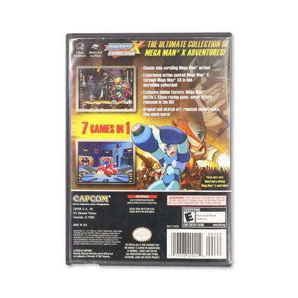 Mega Man X Collection for Nintendo GameCube - Case back cover - Product gallery.
