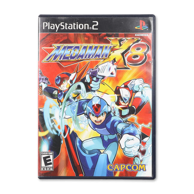 Mega Man X8 for Sony PlayStation 2 - Case front cover - Complete in box or case and game.