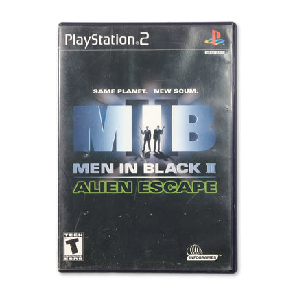 Men In Black II Alien Escape for Sony PlayStation 2 - Case front cover - Complete in box or case and game.