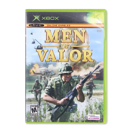 Men of Valor for Microsoft Xbox - Case front cover - Complete in box or case and game.