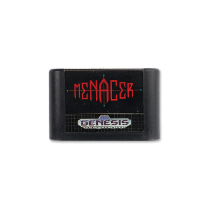 Menacer: 6-Game Cartridge for Sega Genesis - Cartridge front with label - Game only.
