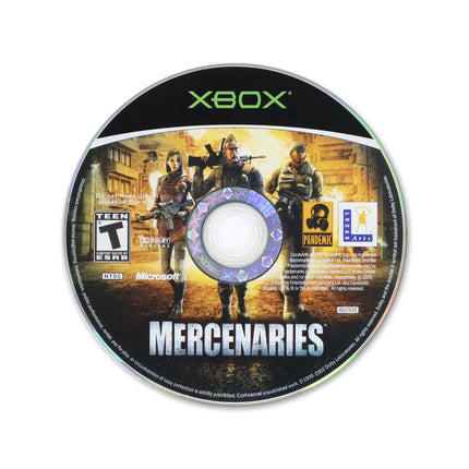 Mercenaries for Microsoft Xbox - Disc front with label - Game only.