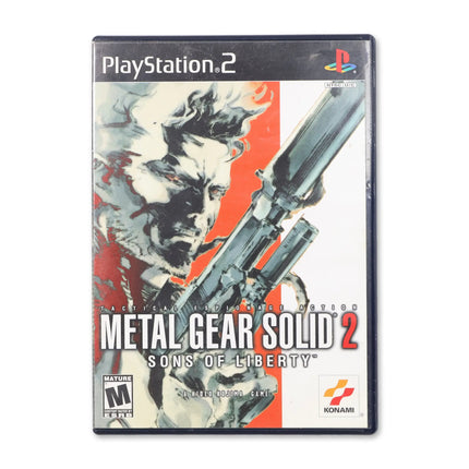 Metal Gear Solid 2 for Sony PlayStation 2 - Case front cover - Complete in box or case and game.