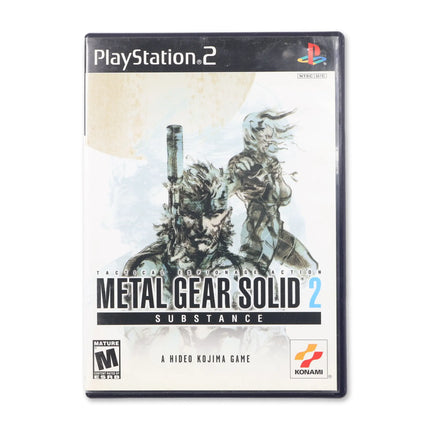 Metal Gear Solid 2 Substance for Sony PlayStation 2 - Case front cover - Complete in box or case and game.