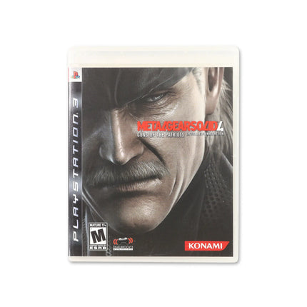 Metal Gear Solid 4 Guns of the Patriots for PlayStation 3 - Box front - Complete in box or box and game.