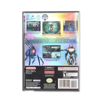 Metroid Prime 2 Echoes for Nintendo GameCube - Case back cover - Product gallery.