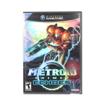 Metroid Prime 2 Echoes for Nintendo GameCube - Case front cover - Complete in box or case and game.