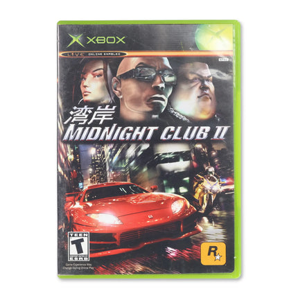 Midnight Club 2 for Microsoft Xbox - Case front cover - Complete in box or case and game.