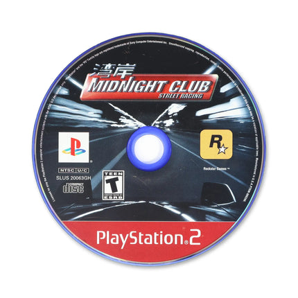 Midnight Club Street Racing [Greatest Hits] for Sony PlayStation 2 - Disc front with label - Game only.