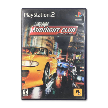 Midnight Club Street Racing for Sony PlayStation 2 - Case front cover - Complete in box or case and game.