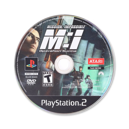Mission Impossible Operation Surma for Sony PlayStation 2 - Disc front with label - Game only.