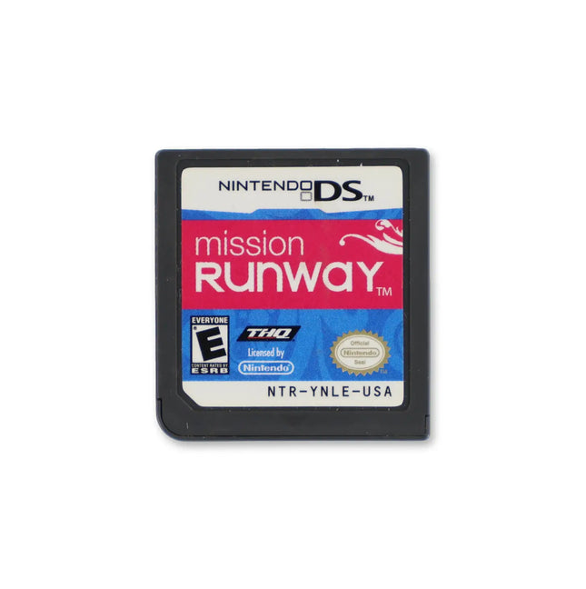 Mission Runway for Nintendo DS - Cartridge front with label - Game only.