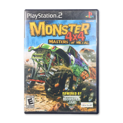 Monster 4x4 Masters of Metal for Sony PlayStation 2 - Case front cover - Complete in box or case and game.