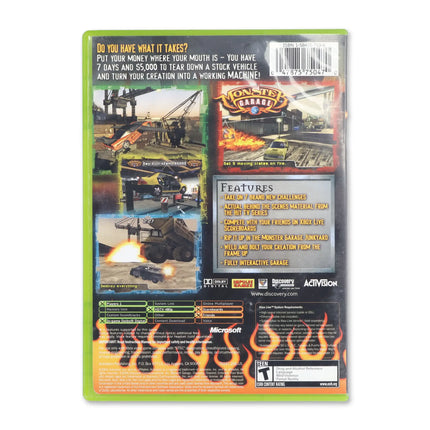 Monster Garage for Microsoft Xbox - Case back cover - Product gallery.