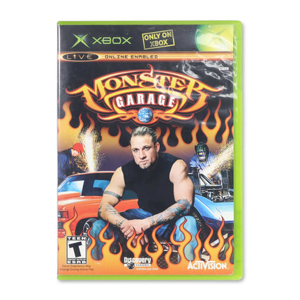 Monster Garage for Microsoft Xbox - Case front cover - Complete in box or case and game.